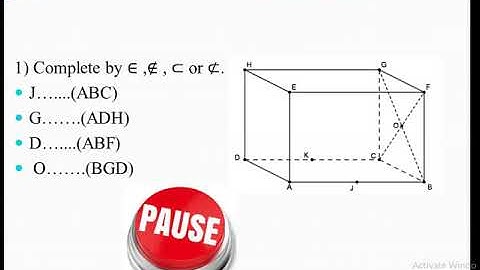 relative positions of lines, lines/ planes