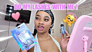 DO MY LASHES WITH ME !💕