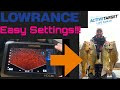 Simple Lowrance Active Target Settings for the Simple Bass Fisherman