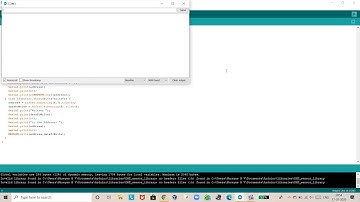 EEPROM using Serial Monitor