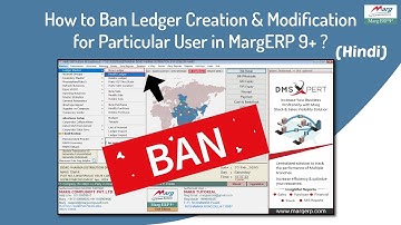 How to Ban Ledger Creation and Modification for Particular User [Hindi]
