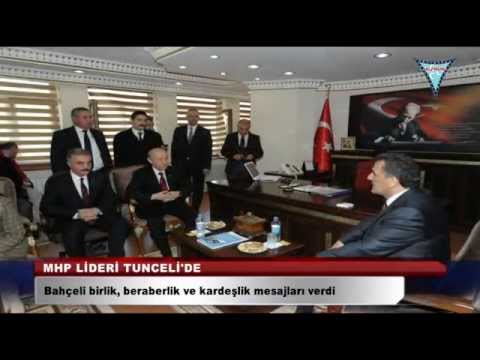 MHP LİDERİ DEVLET BAHÇELİ TUNCELİ'DE