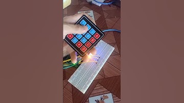 Arduino Keypad 4x4 Control LED
