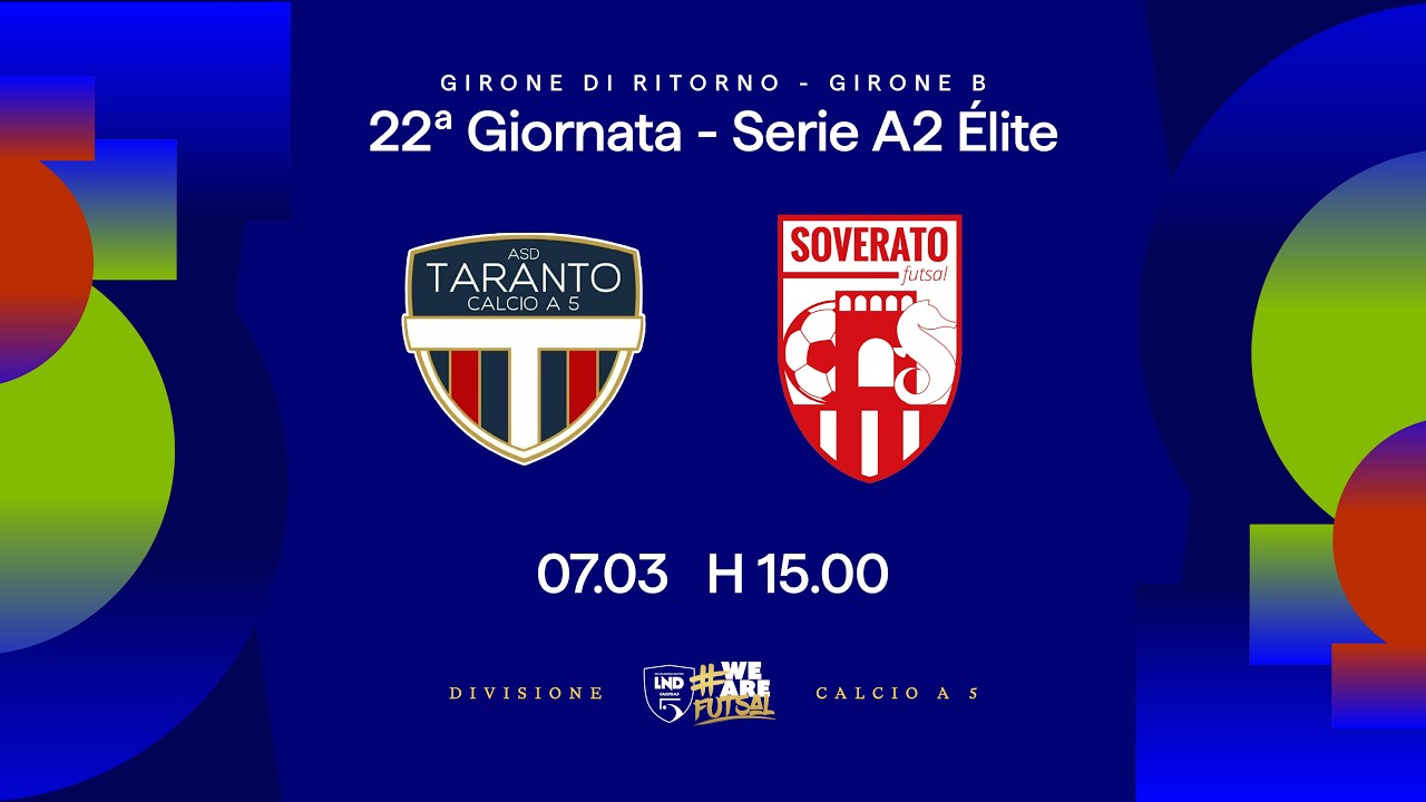New Taranto-Soverato Futsal 25-1 | 22ª giornata | Serie A2 Élite 2025/2026 - Girone B
