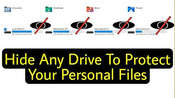 How to Hide Drives On Your PC To  Protect Your Personal Data