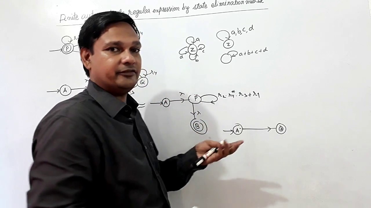 Finite Automata To Regular Expression 2 YouTube