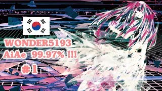 【Osu Mania!】 | Wonder5193 | AIAE  99.97% | 6.77 ⭐ !!! 【#1】