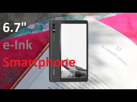 Hisense A7 6 7 EInk Smartphone Unboxing 
