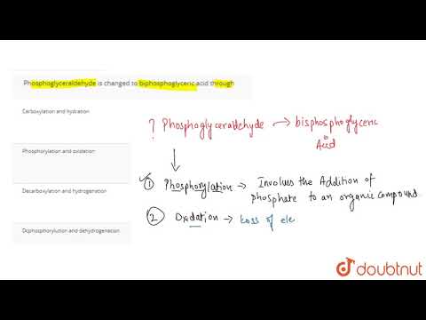 ভিডিও: ফসফোগ্লিসারালডিহাইড কোথায় ব্যবহার করা হয়?
