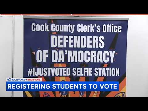 Teen voter initiative turning suburban Chicago high schools into early voting locations