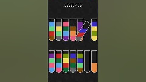 Water Sort Puzzle Level 405 Walkthrough Solution Android/iOS 💦