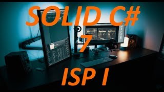 Principio de segregación de Interfaz I - 7 - SOLID C#
