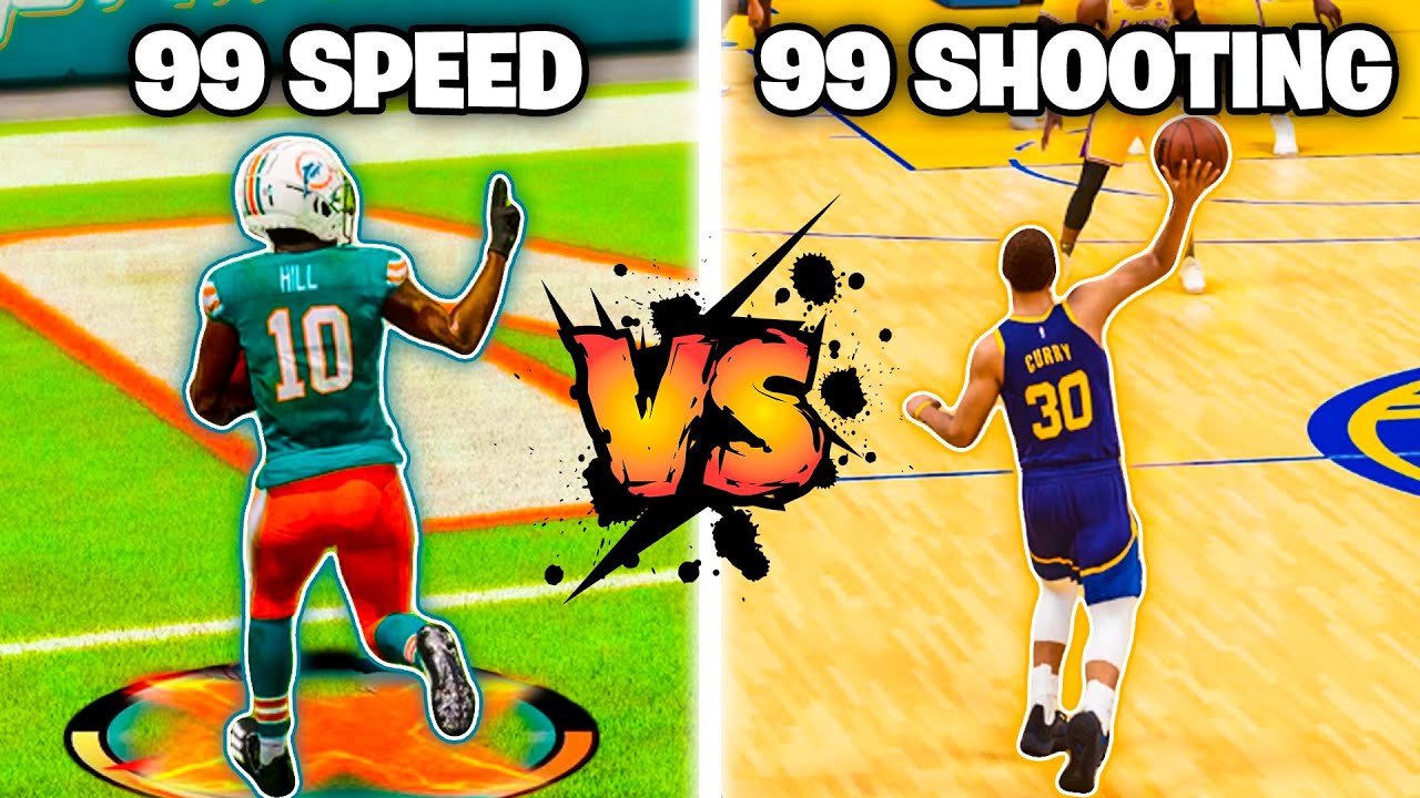 Tyreek Hill 99 Yard Touchdown VS Steph Curry Full Court Shot!