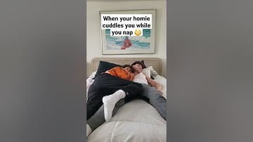 when your homie cuddles you while you nap 😳🧱 #shorts | sebb and dion #sebasdion