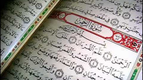 Idriss Abkar / chapter 55 Ar-Rahman  سورة الرحمن / ادريس ابكر قمة الروعة