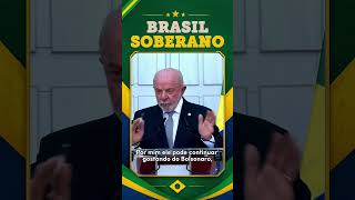 Esse não baixa a cabeça para Trump, como faz família Bolsonaro.
