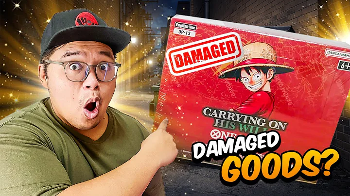 ARE DAMAGED BOOSTER BOXES LUCKIER? - OP-13 Booster Box Opening (English)