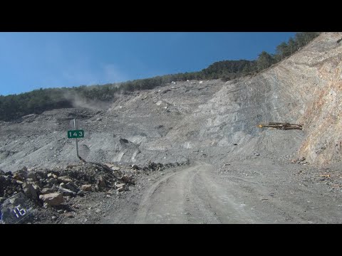 向陽到埡口Google Map和現況工區及路況對照(4K)