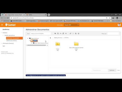 Tutorial Sianet Modulo Gestion De Archivos.