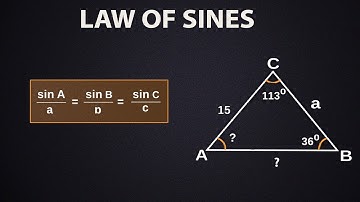 Law of Sines I Finding the missing Side and Angles