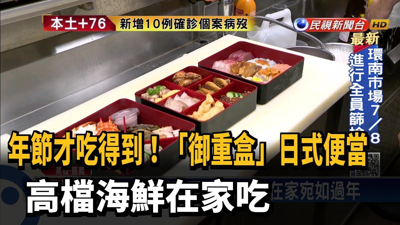 業者推日式御重盒防疫宅在家宛如過年 民視新聞 Youtube