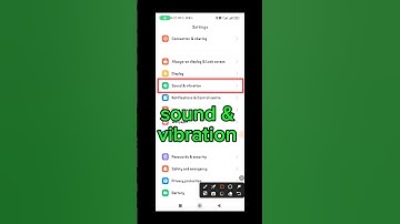 Sound & Vibration settings | How to set sound & vibration#shorts #youtubevideos #androidphone