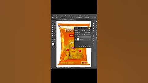 Photoshop 2025 Tricks - How to create Snack Bag mockup #photoediting #photography #photoshoot