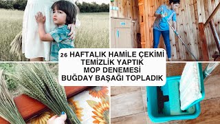 Sıcak Bir Gün Temizlik Yaptık Motek Mop Kullanış 26 Haftalık Hamile Çatalcada Günlük