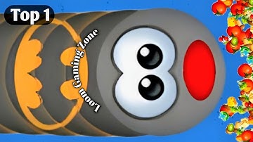 Worms Zone io Best snake Gameplay | Saamp wala game | Snake Game | snake io | Rắn Săn Mồi game #038