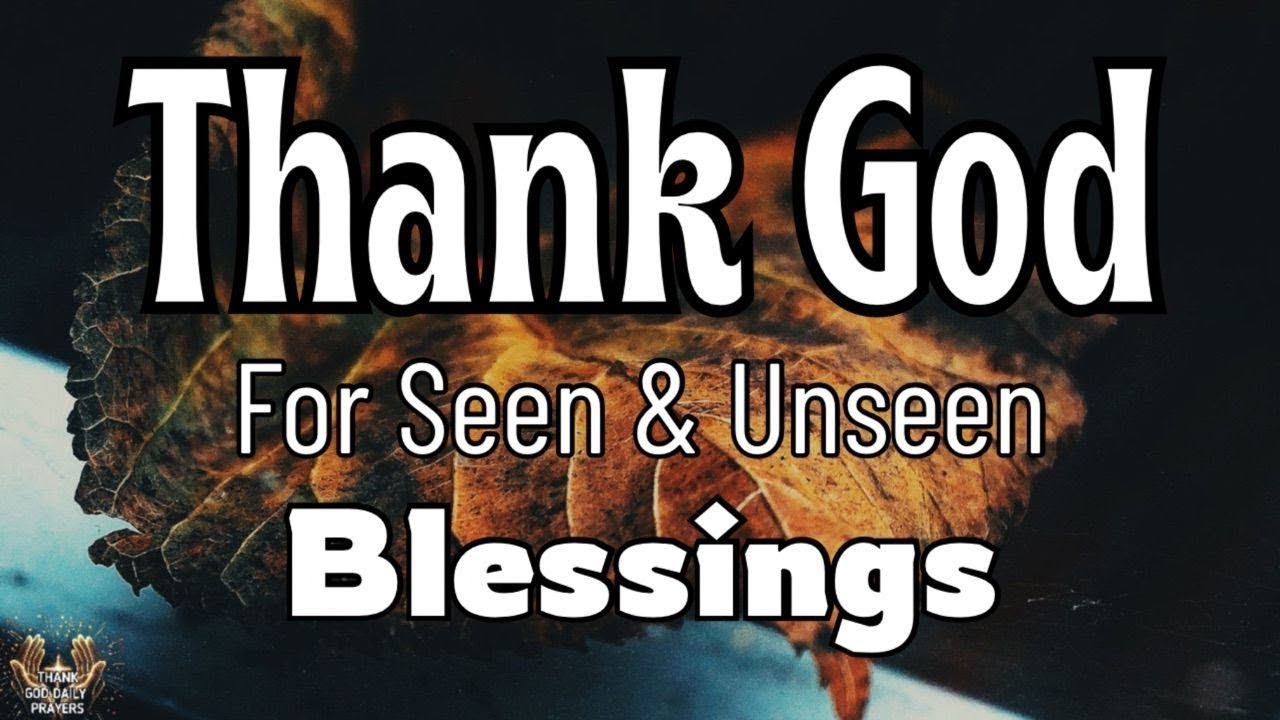 A Morning Prayer of Gratitude | Thank God for Blessings We Didn’t Even Notice  | Morning Prayer Fo