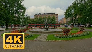 【4K】City Walk in Tampere, Finland - From Eteläpuisto to Näsinpuisto