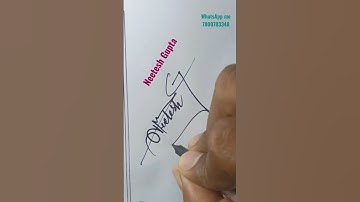 G / N Name Signature || Neetet Gupta Signature || Autograph Handwriting || #shorts #condsty #trends