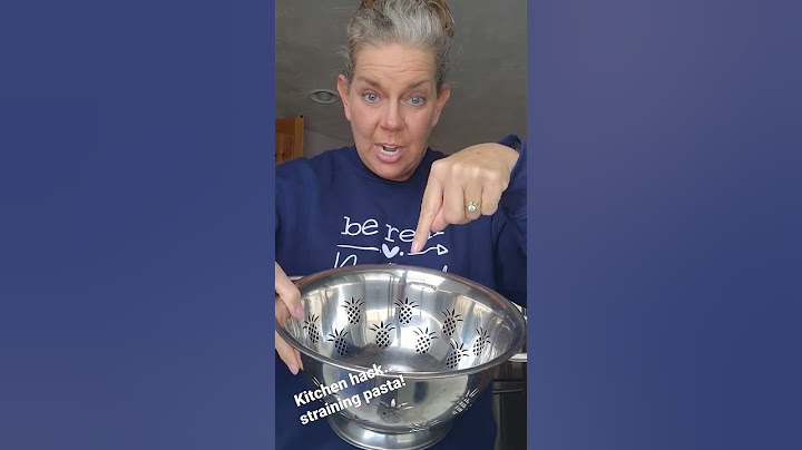 Kitchen hack! Try this!!#kitchenhack #lifehack #pasta #strainer #drainpasta #strainerhack #pastahack