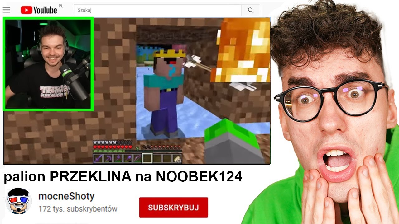 Reaguje Na WSZYSTKIE WPADKI YOUTUBERÓW z Minecraft!