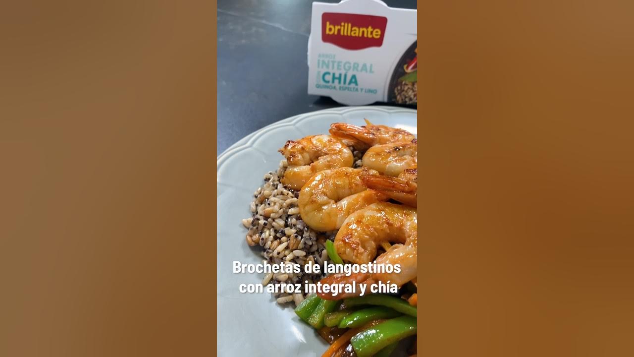 Langostinos sobre arroz frito (aperitivo) - Belenciaga paso a paso