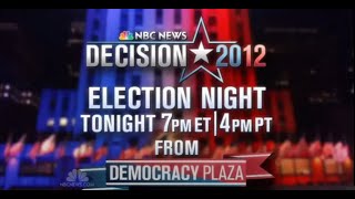 NBC's 2012 Election Night Coverage - 6:30pm to 2am [No Commercials]