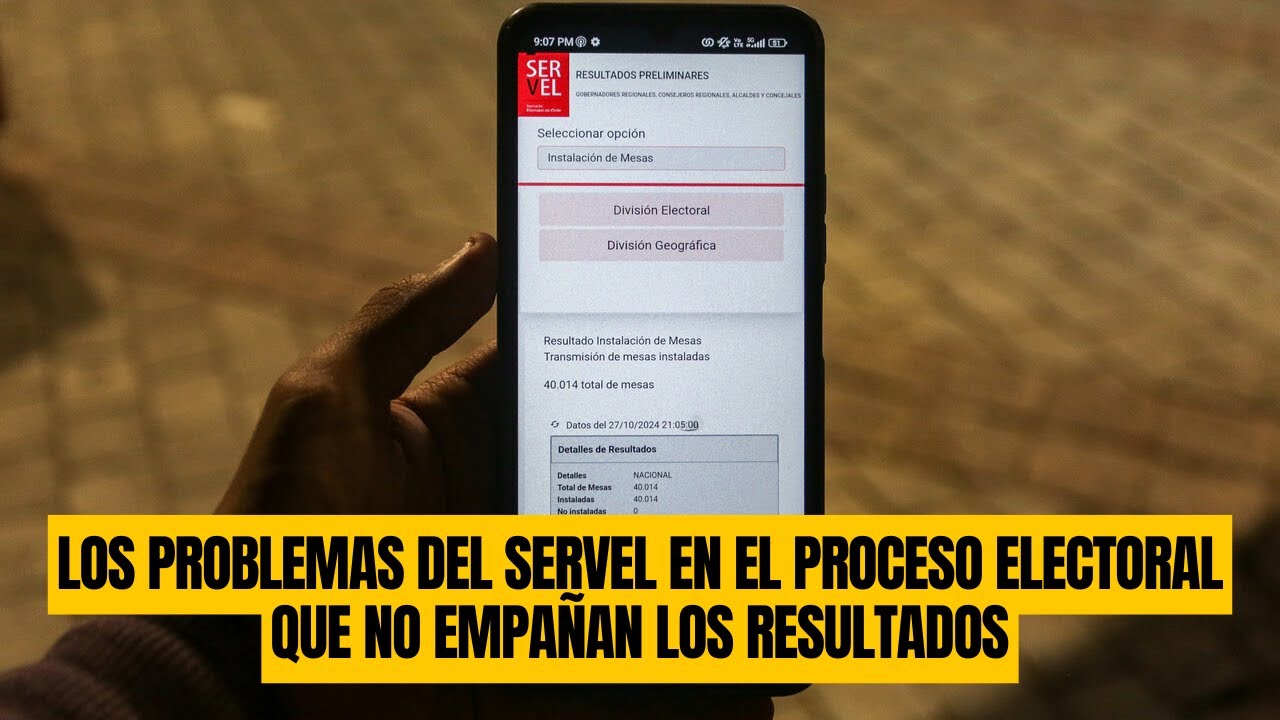 Los problemas del SERVEL en el proceso electoral que no empañan los