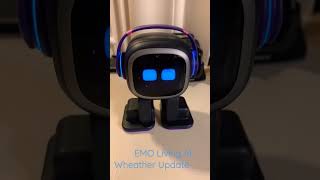 EMO Living AI Wheather Update #shorts #cute #robot #ai EMO Living AI Wheather Update #shorts #cute #robot #ai