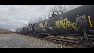 11:44 Csx M560 with Csx-112/Csx-440 eastbound at attridge road Milepost 382