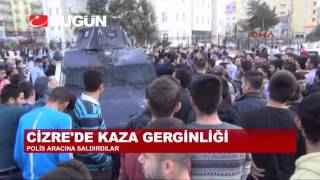 CİZRE BU KEZ TRAFİK KAZASI YÜZÜNDEN KARIŞTI