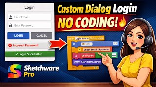 Online Earning App Part 9 🔥 | Custom Dialog UI Part 2 | OnClick Events Explained (Scratch App)