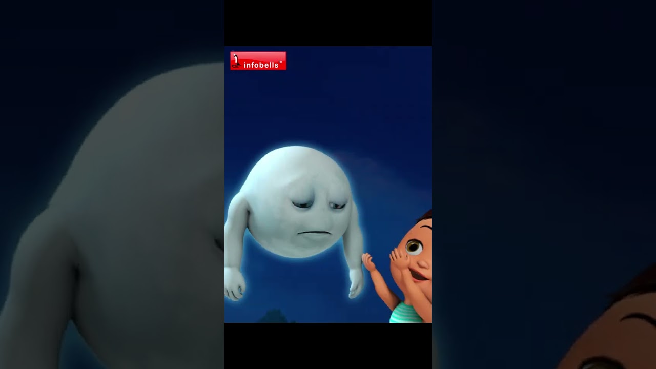 Chanda mama Chanda mama poem | Hindi Rhymes & Balgeet | Infobells