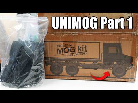 Casadio UNIMOG 3d Printed RC Truck Build Part 1: Unboxing & Frame
