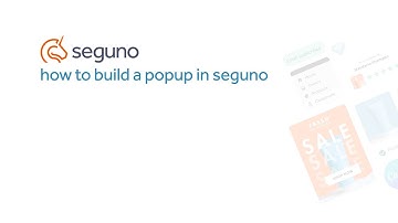 How to build a popup for your Shopify store in Seguno
