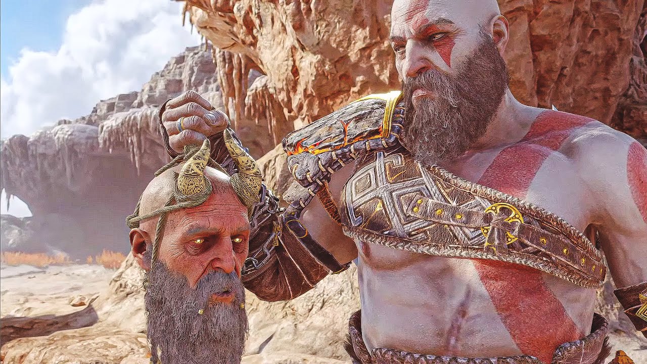 Mimir solves Brok's Riddle / All guessing scenes - God of War Ragnarök ...