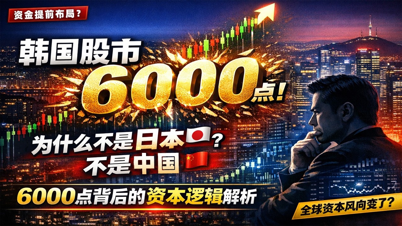为什么韩国股市先创新高，而不是日本或中国？6000点背后的资本逻辑解析