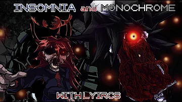 Insomnia and Monochrome WITH LYRICS | Friday Night Funkin' Hypno's Lullaby Vocal Cover