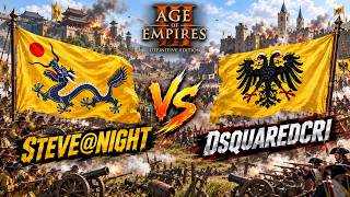 Age of Empires 3- China Vs Germany | [JACKD] Steve@Night Vs Dsquaredcri | Aoe3 DE | 1v1 Pros | 4K