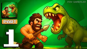 Dino King: Jurassic Hunt - Gameplay Walkthrough Part 1 - Casual Problem Solver Game (iOS, Android)