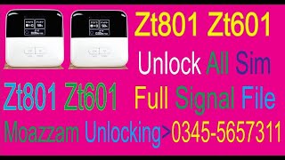 Pocket Wifi  Zt801 Zt601 Unlock All Sim Full Signal  File Moazzam Unlocking screenshot 5